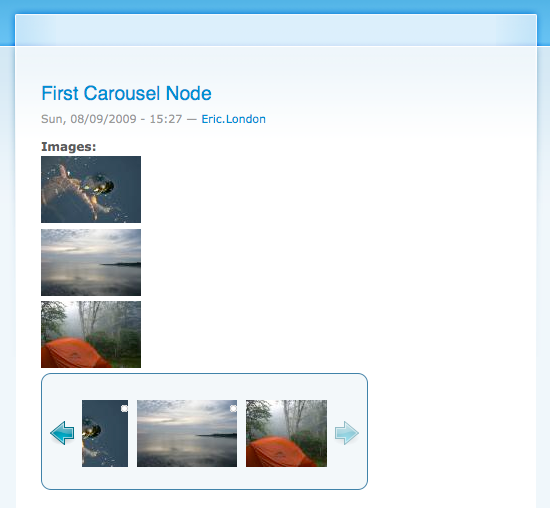 carousel node view