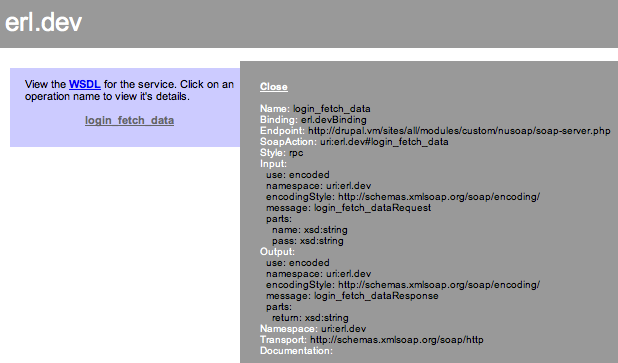 SOAP Server Methods